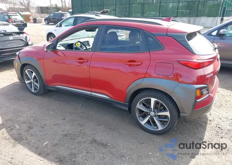 2021 Hyundai Kona Limited z USA, uszkodzony, nr VIN KM8K3CA55MU696280